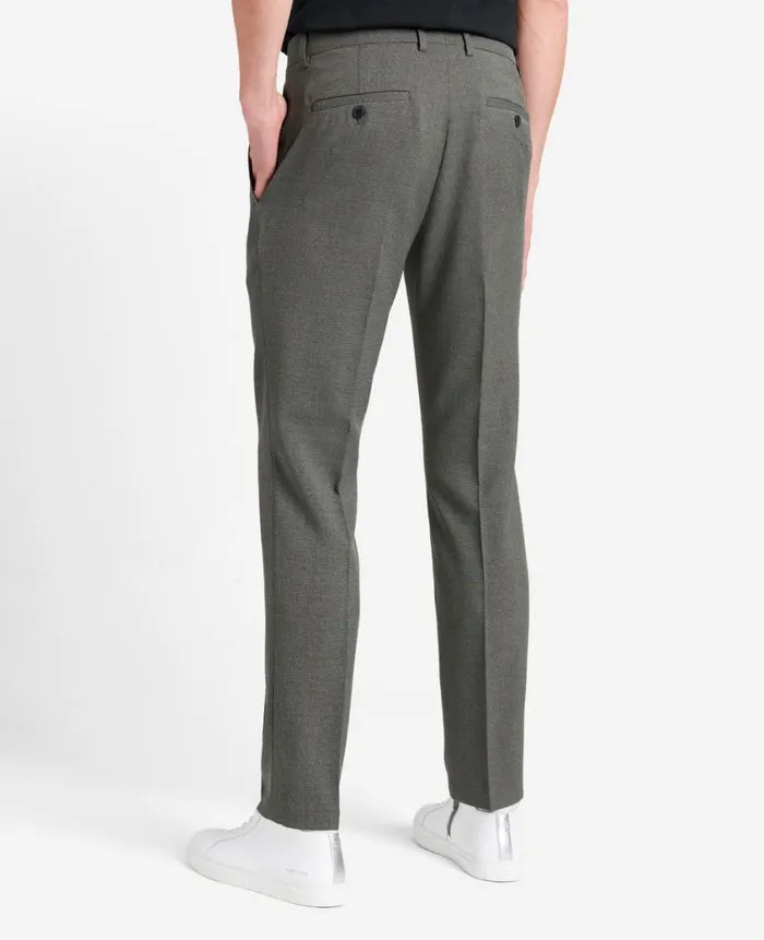 Kenneth Cole Dress Pants Men SlimFit Tic Weave Dress Pant Grey Kenneth Cole Dress Pants Men SlimFit Tic Weave Dress Pant Grey