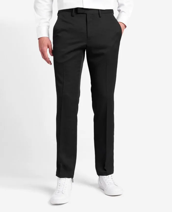 Kenneth Cole Dress Pants Men Urban Heather SlimFit Dress Pant Black Kenneth Cole Dress Pants Men Urban Heather SlimFit Dress Pant Black