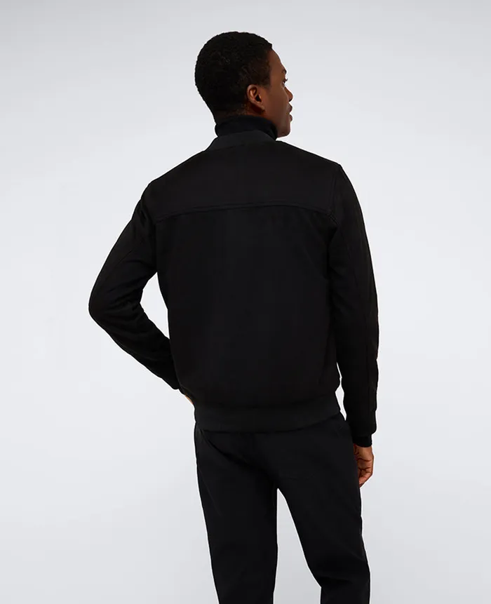 Kenneth Cole Jackets and Outerwear Men Bomber Collar Trucker Jacket Black
