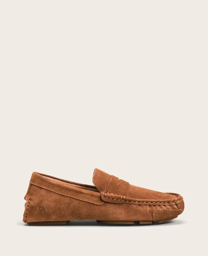 Kenneth Cole Loafers Men GENTLE SOULS 8211 Mateo Driver Penny Loafer Brown