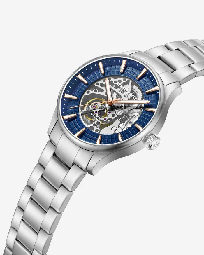 Kenneth Cole Mens Men Kenneth Cole Automatic Bracelet Watch Grey Kenneth Cole Mens Men Kenneth Cole Automatic Bracelet Watch Grey