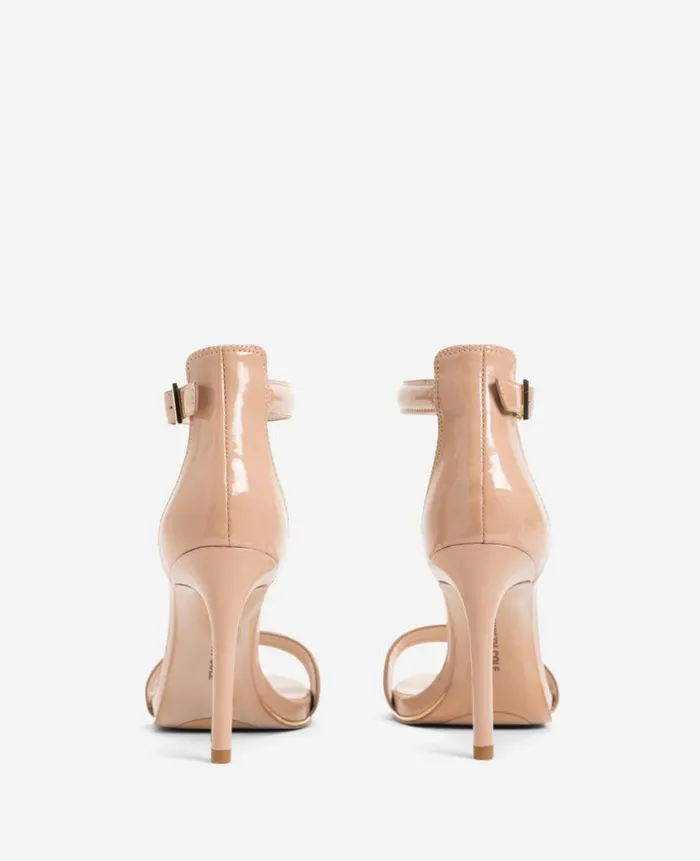Kenneth Cole Pumps and Heels Women Brooke Ankle Strap Heeled Sandal Beige