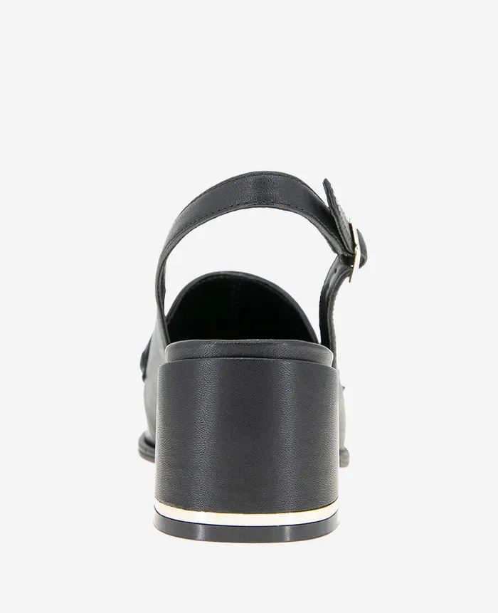 Kenneth Cole Pumps and Heels Women Elina Leather Slingback Loafer Black Kenneth Cole Pumps and Heels Women Elina Leather Slingback Loafer Black