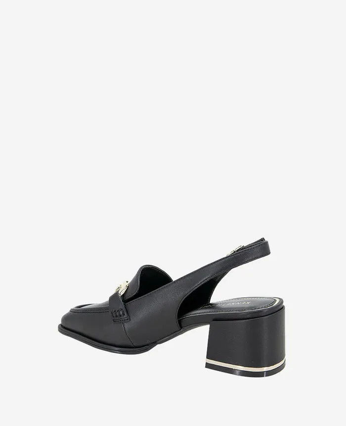 Kenneth Cole Pumps and Heels Women Elina Leather Slingback Loafer Black Kenneth Cole Pumps and Heels Women Elina Leather Slingback Loafer Black