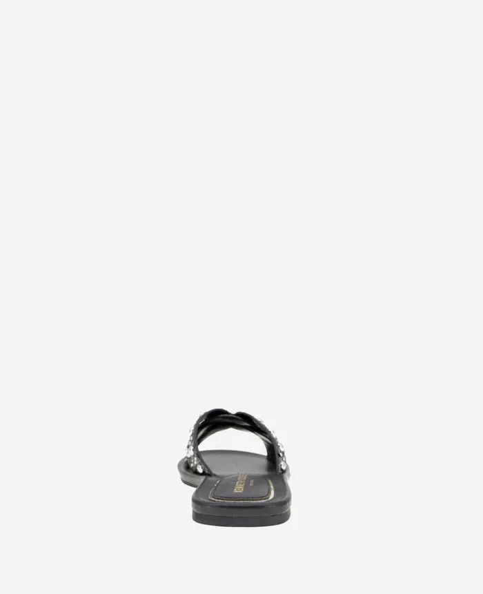 Kenneth Cole Sandals and Wedges Women Jula Flat Sandal Black Kenneth Cole Sandals and Wedges Women Jula Flat Sandal Black