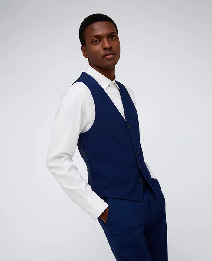 Kenneth Cole Suits and Suit Separates Men Ready Flex SlimFit Suit Separate Vest Blue Kenneth Cole Suits and Suit Separates Men Ready Flex SlimFit Suit Separate Vest Blue