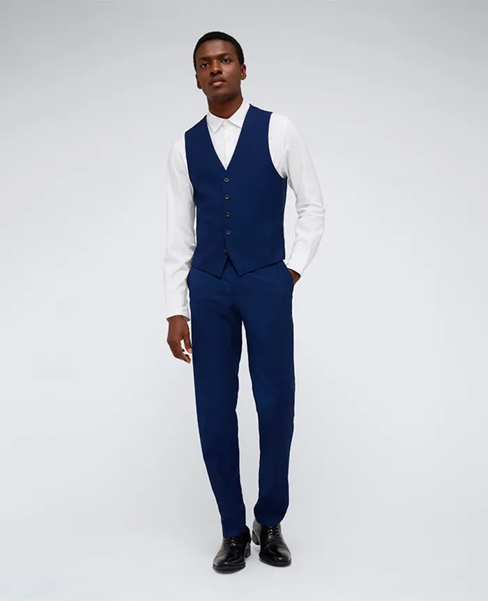 Kenneth Cole Suits and Suit Separates Men Ready Flex SlimFit Suit Separate Vest Blue Kenneth Cole Suits and Suit Separates Men Ready Flex SlimFit Suit Separate Vest Blue