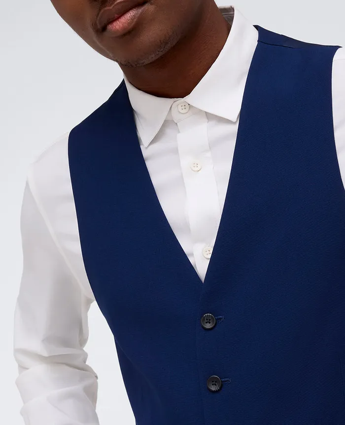 Kenneth Cole Suits and Suit Separates Men Ready Flex SlimFit Suit Separate Vest Blue Kenneth Cole Suits and Suit Separates Men Ready Flex SlimFit Suit Separate Vest Blue