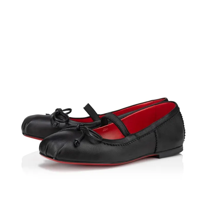 Kids Baballet Ballerinas 8211 Nappa Leather 8211 Black Baby Christian Louboutin Ballerinas