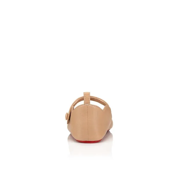Kids Baby Love Chick Ballerinas 8211 Nappa Leather 8211 Nude 1 8211 Baby Christian Louboutin Girls