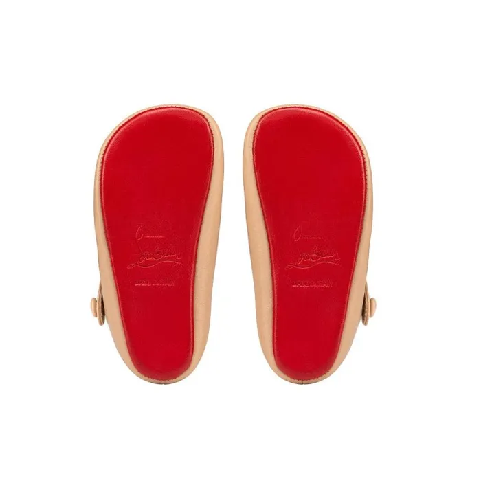 Kids Baby Love Chick Ballerinas 8211 Nappa Leather 8211 Nude 1 8211 Baby Christian Louboutin Girls