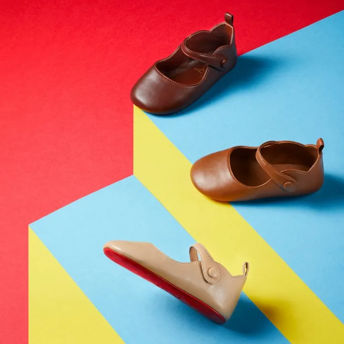 Kids Baby Love Chick Ballerinas 8211 Nappa Leather 8211 Nude 1 8211 Baby Christian Louboutin Girls