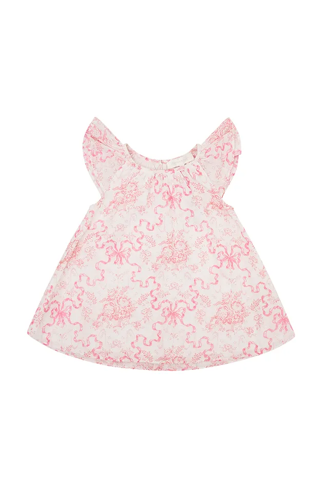 Kids Baby LoveShackFancy Baby Lou Dress Bubblegum Blast