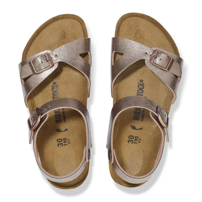 Kids Birkenstock BackAnkleStrap Rio Graceful Taupe