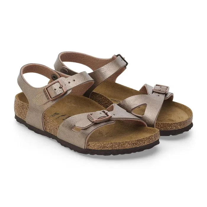 Kids Birkenstock BackAnkleStrap Rio Graceful Taupe