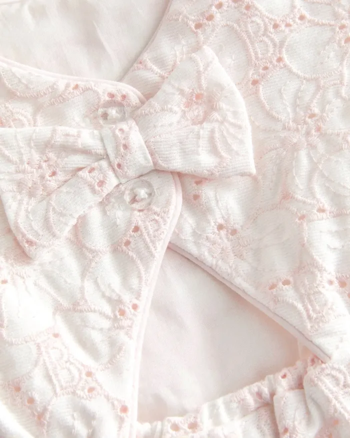 Kids BRODEEY 8211 Floral Broderie Puff Sleeve Playsuit Pink Ted Baker Playsuits and Sets Kids BRODEEY 8211 Floral Broderie Puff Sleeve Playsuit Pink Ted Baker Playsuits and Sets