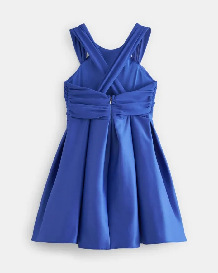 Kids ELISSY 8211 Chiffon Strap Sleeveless Scuba Dress Blue Ted Baker Dresses Kids ELISSY 8211 Chiffon Strap Sleeveless Scuba Dress Blue Ted Baker Dresses