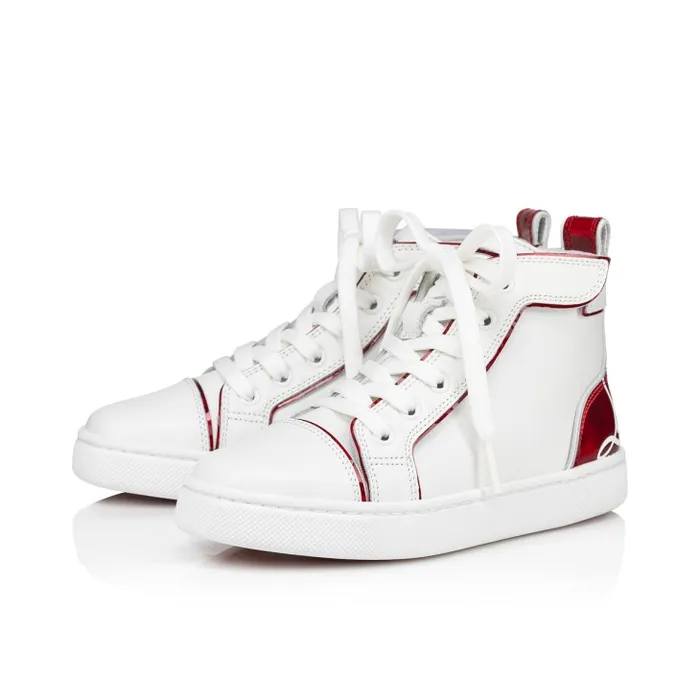 Kids Funnytopi Hightop Sneakers 8211 Calf Leather And Patent Calf Leather Psychic 8211 Bianco Christian Louboutin Sneakers Kids Funnytopi Hightop Sneakers 8211 Calf Leather And Patent Calf Leather Psychic 8211 Bianco Christian Louboutin Sneakers