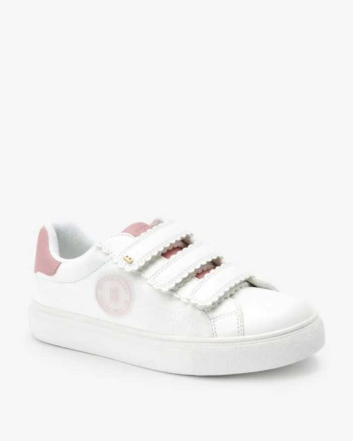 Kids IGNACIA 8211 Three Strap Trainers White Ted Baker Older Girls