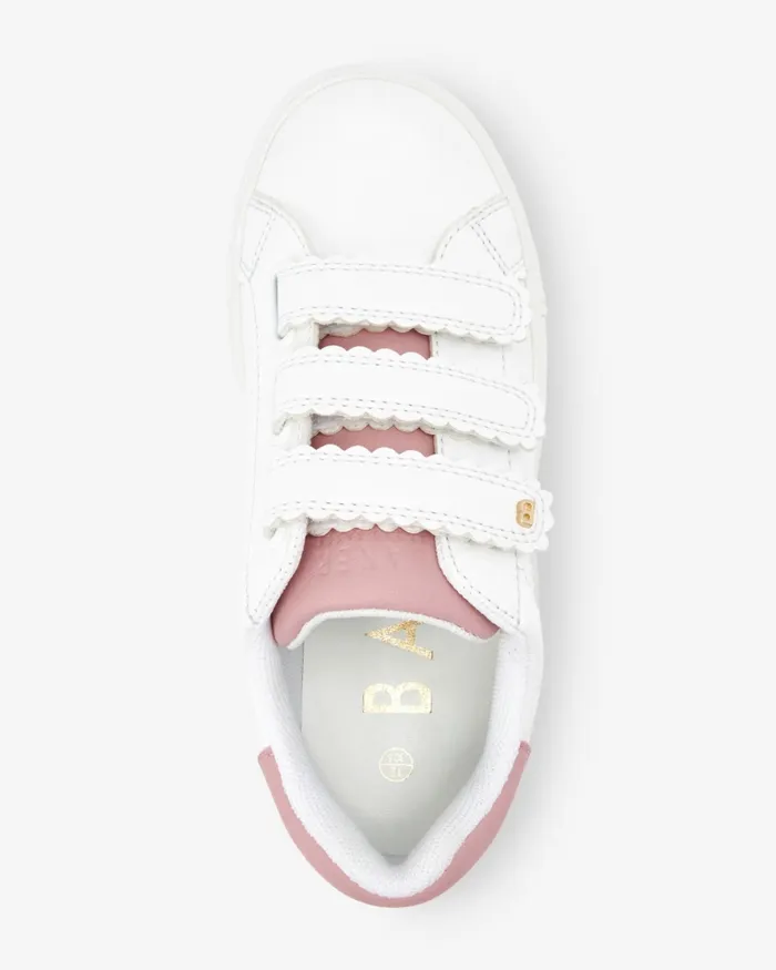 Kids IGNACIA 8211 Three Strap Trainers White Ted Baker Older Girls