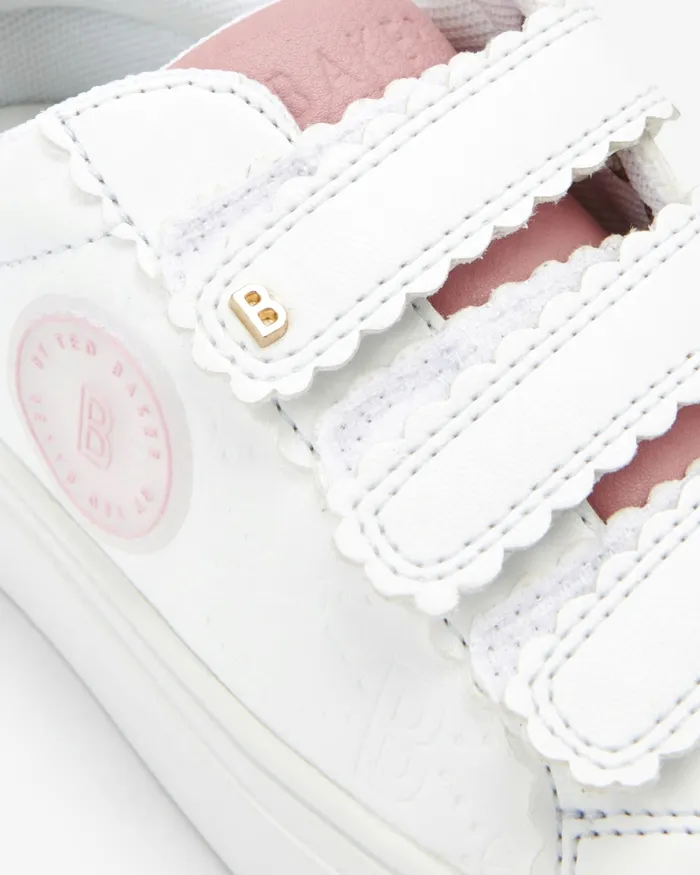 Kids IGNACIA 8211 Three Strap Trainers White Ted Baker Older Girls