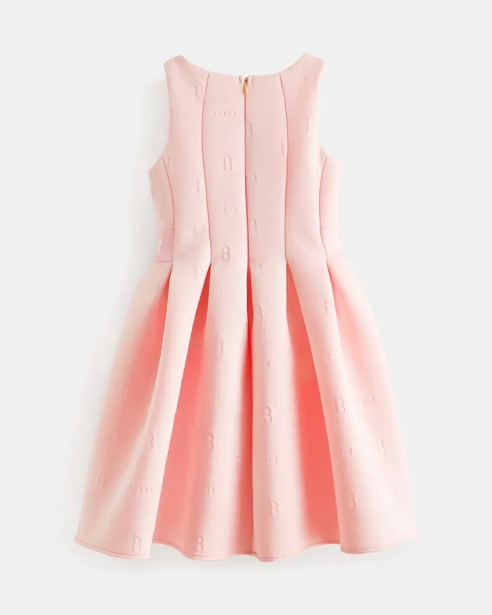 Kids KOWAAH 8211 Branded Racer Scuba Dress Pink Ted Baker Dresses