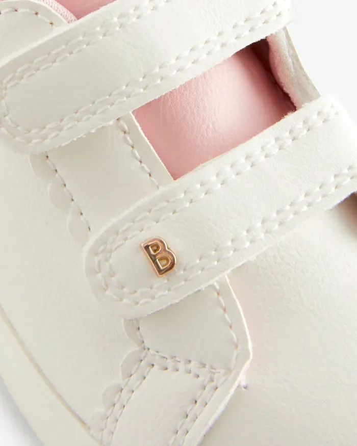 Kids LEYANHA 8211 Chunky Floral Detail Strap Trainers White Ted Baker Younger Girls Kids LEYANHA 8211 Chunky Floral Detail Strap Trainers White Ted Baker Younger Girls