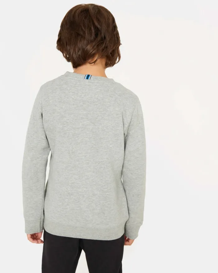 Kids LISSEO 8211 Branded Cotton Sweatshirt Grey Ted Baker Tops Kids LISSEO 8211 Branded Cotton Sweatshirt Grey Ted Baker Tops
