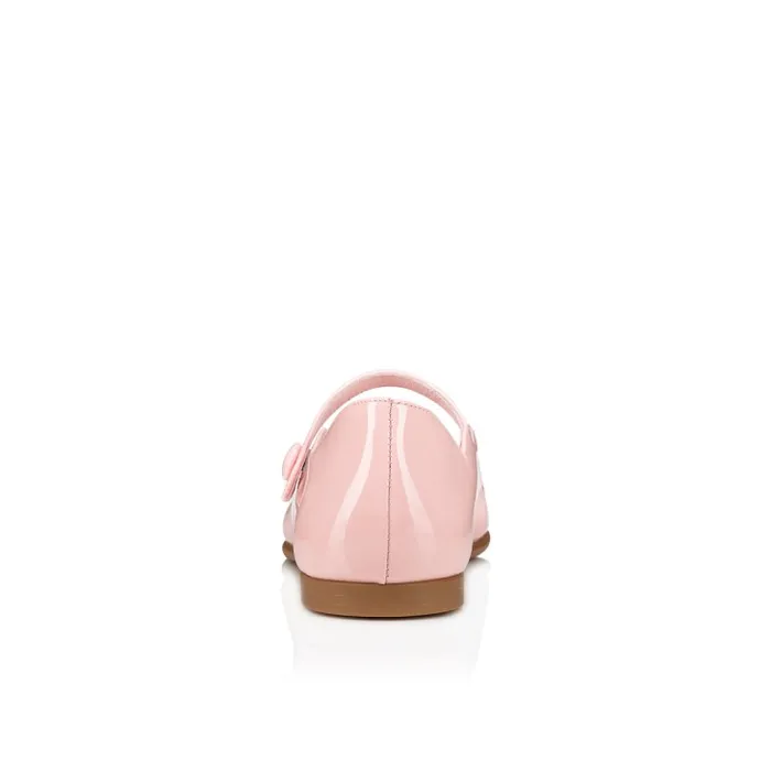 Kids Melodie Chick Ballerinas 8211 Patent Calf 8211 Rosy Christian Louboutin Ballerinas