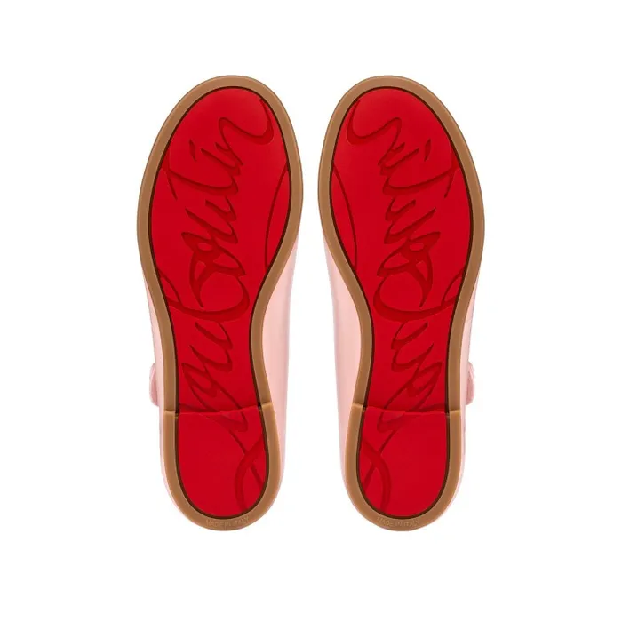 Kids Melodie Chick Ballerinas 8211 Patent Calf 8211 Rosy Christian Louboutin Ballerinas