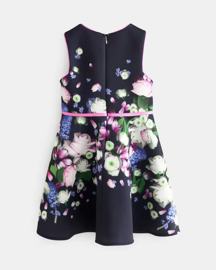 Kids NAVELIE 8211 Sleeveless Floral Print Scuba Dress Navy Ted Baker Dresses Kids NAVELIE 8211 Sleeveless Floral Print Scuba Dress Navy Ted Baker Dresses