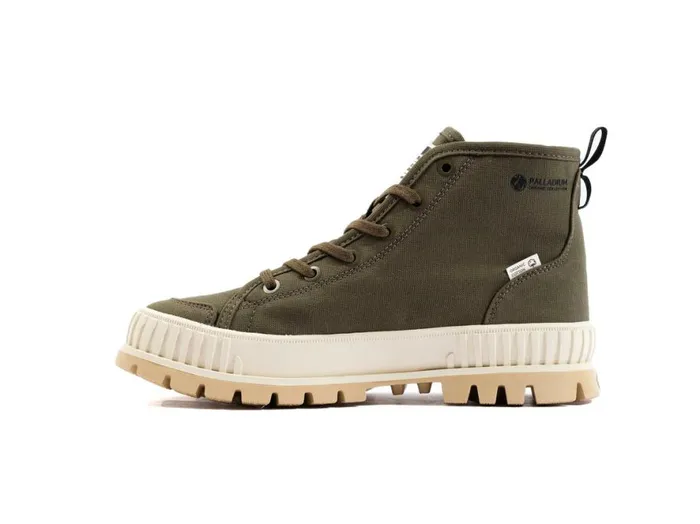 Kids PALLASHOCK ORGANIC 2 Olive Night PALLADIUM Boots Kids PALLASHOCK ORGANIC 2 Olive Night PALLADIUM Boots