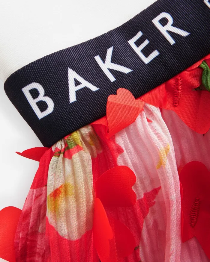 Kids PIPIEE 8211 Sleeveless Mockable 3D Flower Dress Red Ted Baker Dresses Kids PIPIEE 8211 Sleeveless Mockable 3D Flower Dress Red Ted Baker Dresses