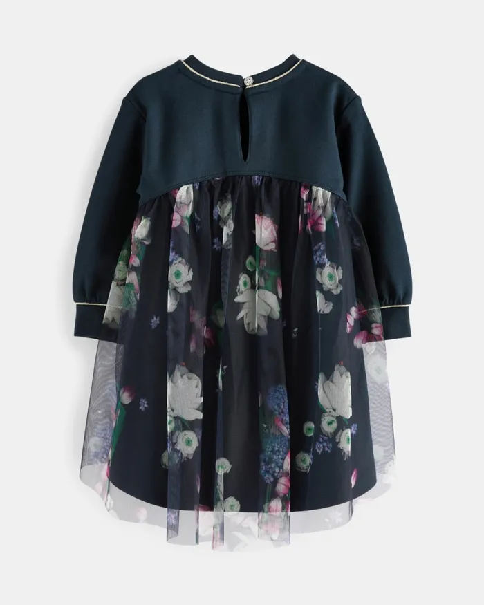 Kids ROIS 8211 Mesh Back Sweatshirt Dress Navy Ted Baker Dresses Kids ROIS 8211 Mesh Back Sweatshirt Dress Navy Ted Baker Dresses