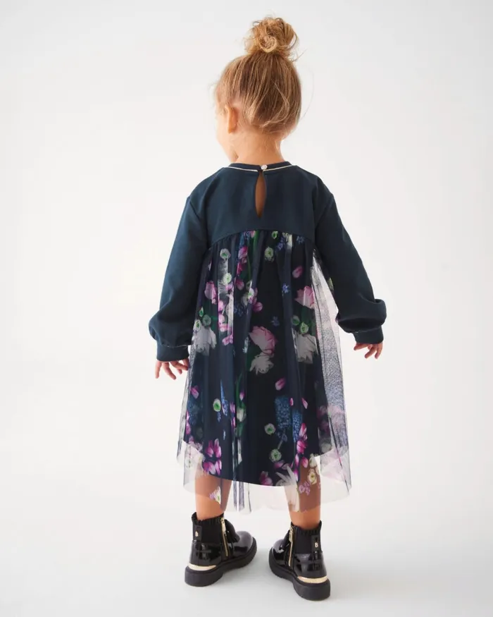 Kids ROIS 8211 Mesh Back Sweatshirt Dress Navy Ted Baker Dresses Kids ROIS 8211 Mesh Back Sweatshirt Dress Navy Ted Baker Dresses
