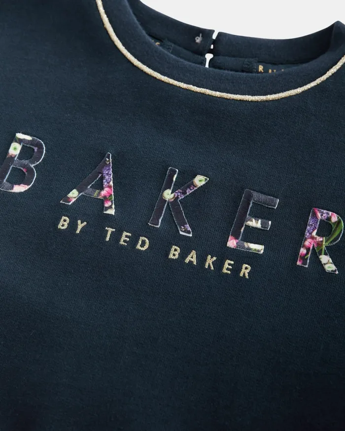 Kids ROIS 8211 Mesh Back Sweatshirt Dress Navy Ted Baker Dresses Kids ROIS 8211 Mesh Back Sweatshirt Dress Navy Ted Baker Dresses