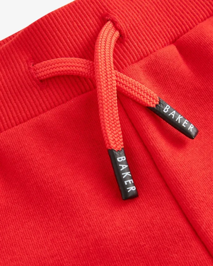 Kids SANDU 8211 Pocket Detail Sweatshirt And Shorts Set Red Ted Baker Tops