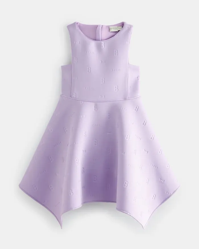 Kids SOFF 8211 Sleeveless Hanky Hem Scuba Dress Lilac Ted Baker Dresses Kids SOFF 8211 Sleeveless Hanky Hem Scuba Dress Lilac Ted Baker Dresses