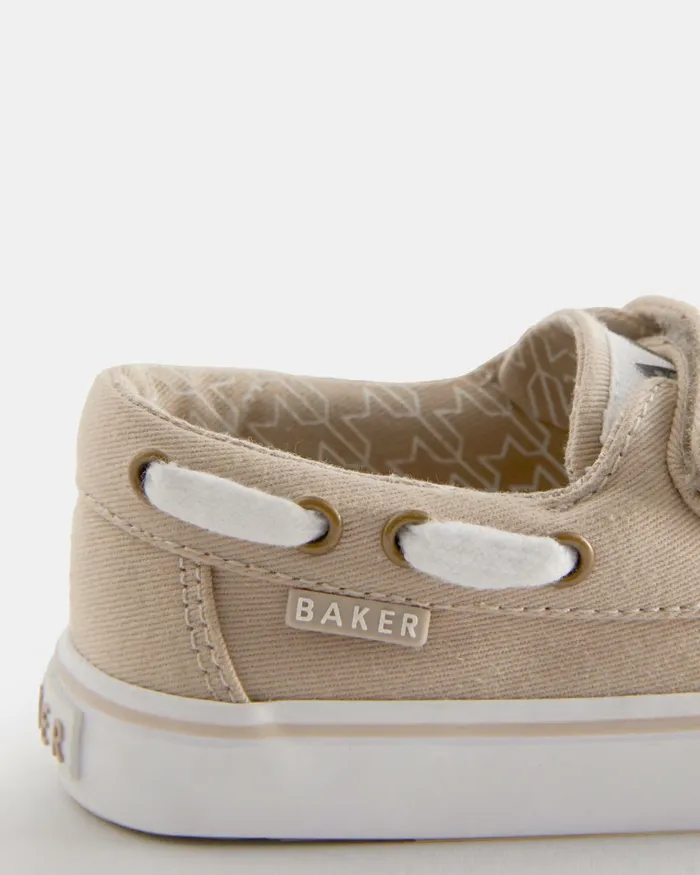 Kids STANKO 8211 Branded Strap Boat Shoes Stone Ted Baker Younger Boys Kids STANKO 8211 Branded Strap Boat Shoes Stone Ted Baker Younger Boys