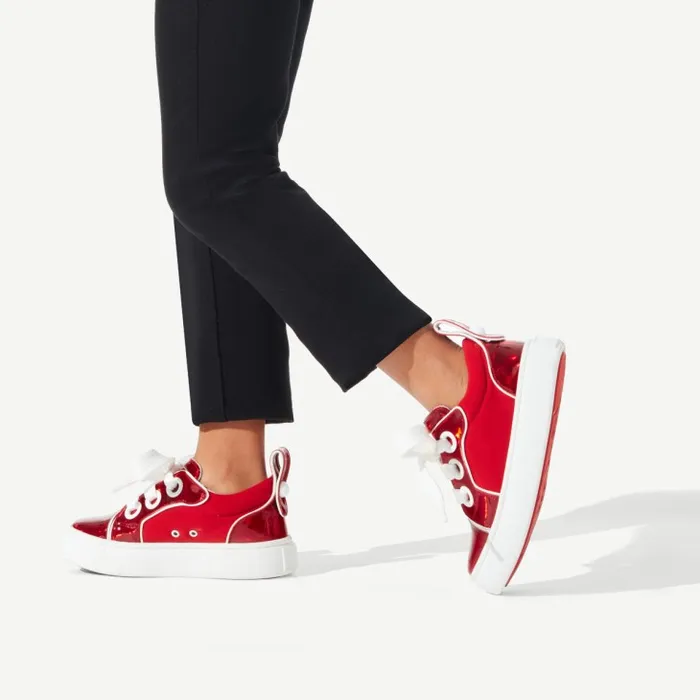 Kids Toy Toy Lowtop Sneakers 8211 Patent Calf Psychic And Neoprene 8211 Loubi Christian Louboutin Sneakers