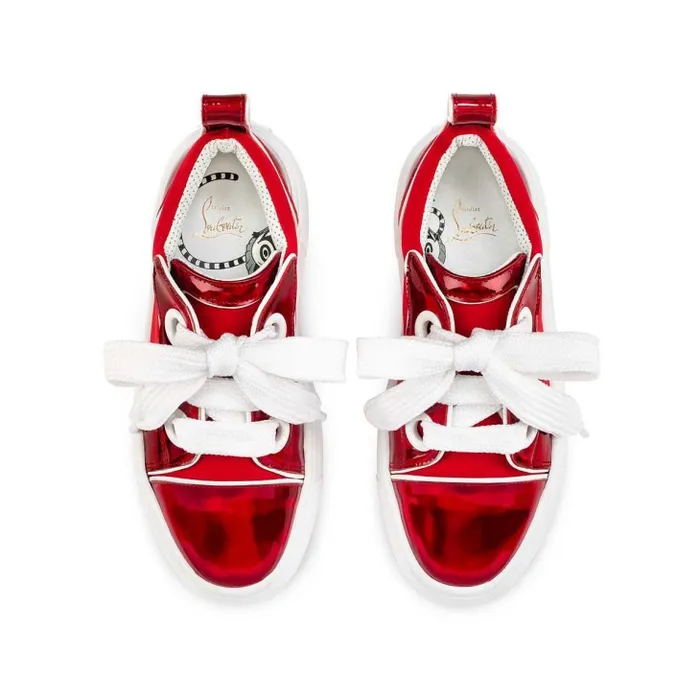Kids Toy Toy Lowtop Sneakers 8211 Patent Calf Psychic And Neoprene 8211 Loubi Christian Louboutin Sneakers