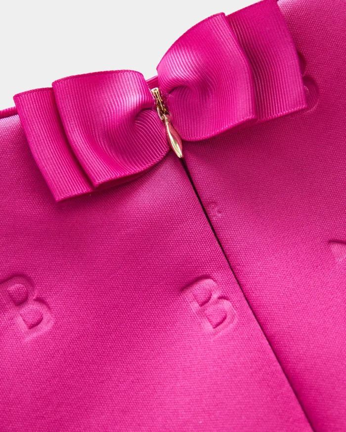 Kids TRUDILA 8211 Tiered Scuba Dress Pink Ted Baker Dresses
