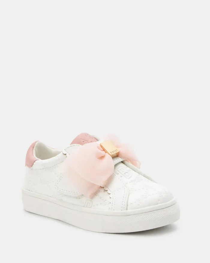Kids WILMAY 8211 Bow Embellished Trainers White Ted Baker Younger Girls