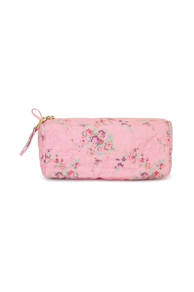 KidsWomen Girls LoveShackFancy Weslyn Pencil Case Pink Dusk