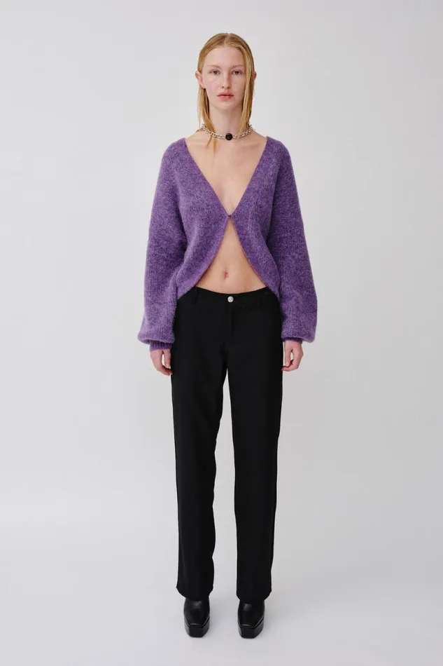 Kinley 8211 Patrician Purple Women Won Hundred Knitwear
