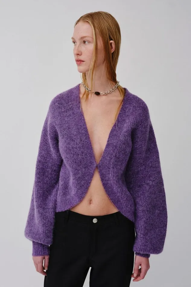 Kinley 8211 Patrician Purple Women Won Hundred Knitwear