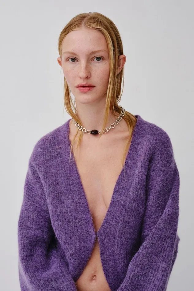 Kinley 8211 Patrician Purple Women Won Hundred Knitwear