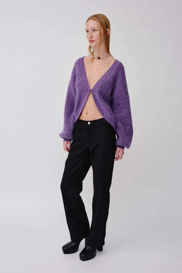 Kinley 8211 Patrician Purple Women Won Hundred Knitwear