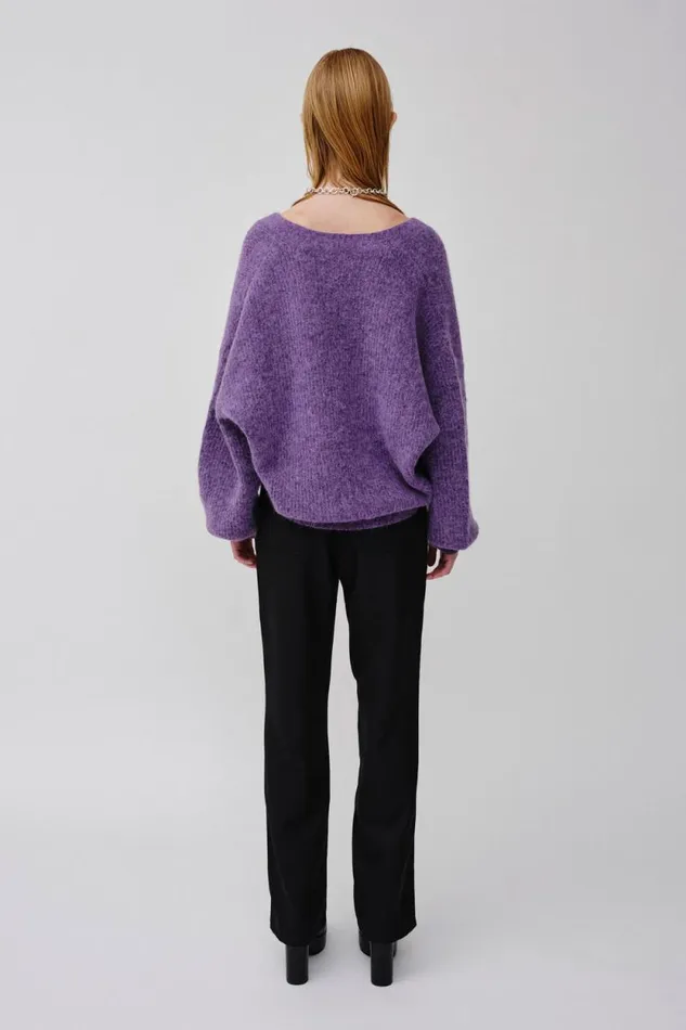 Kinley 8211 Patrician Purple Women Won Hundred Knitwear
