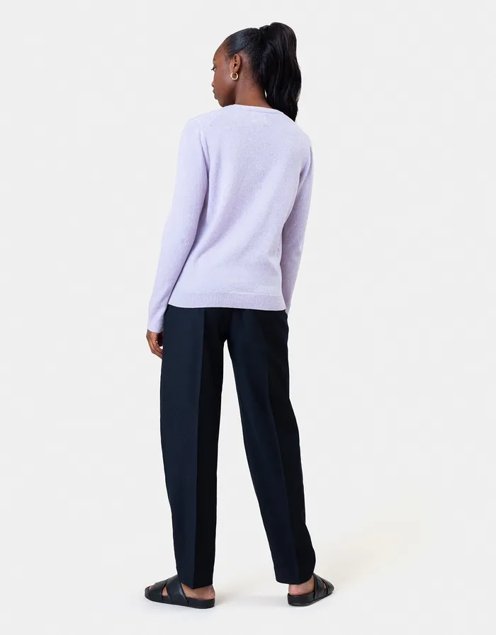Knit Sweaters Women Light Merino Wool Crew 8211 Marine Blue 8211 Colorfulstandard Women